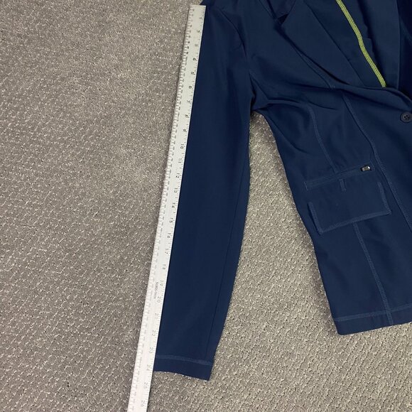 Eddie Bauer Travex Blazer Jacket Women's Size 10 Blue Travel Departure - Picture 6 of 9